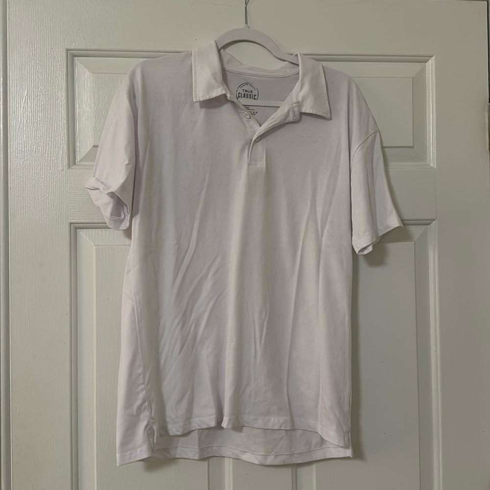 True Classic XL White Polo